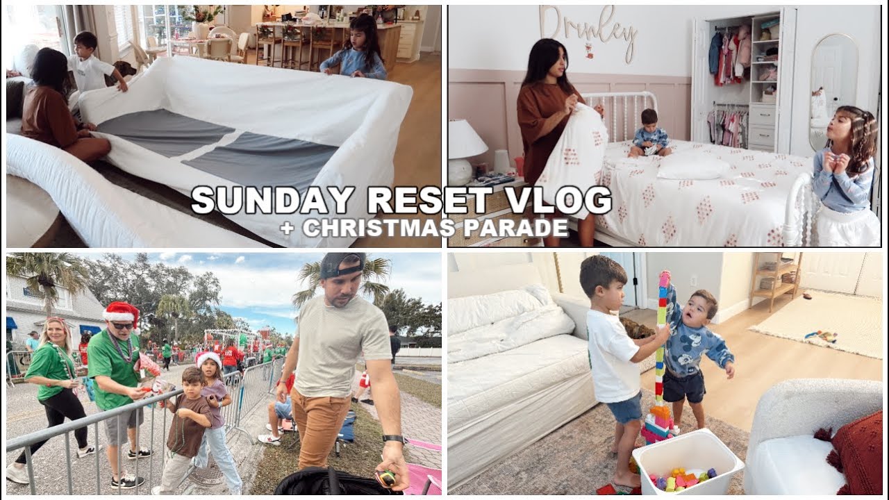 Семья из 5 человек + Воскресная перезагрузка для беременных + Рождественский парад!