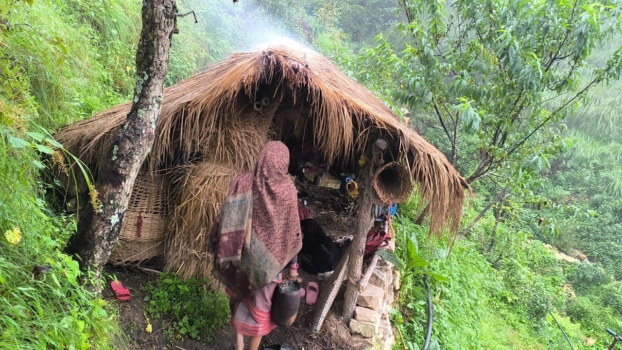 Nepali Mountain village life into the Rainy Season || Daily Activities of Rural village in Nepal