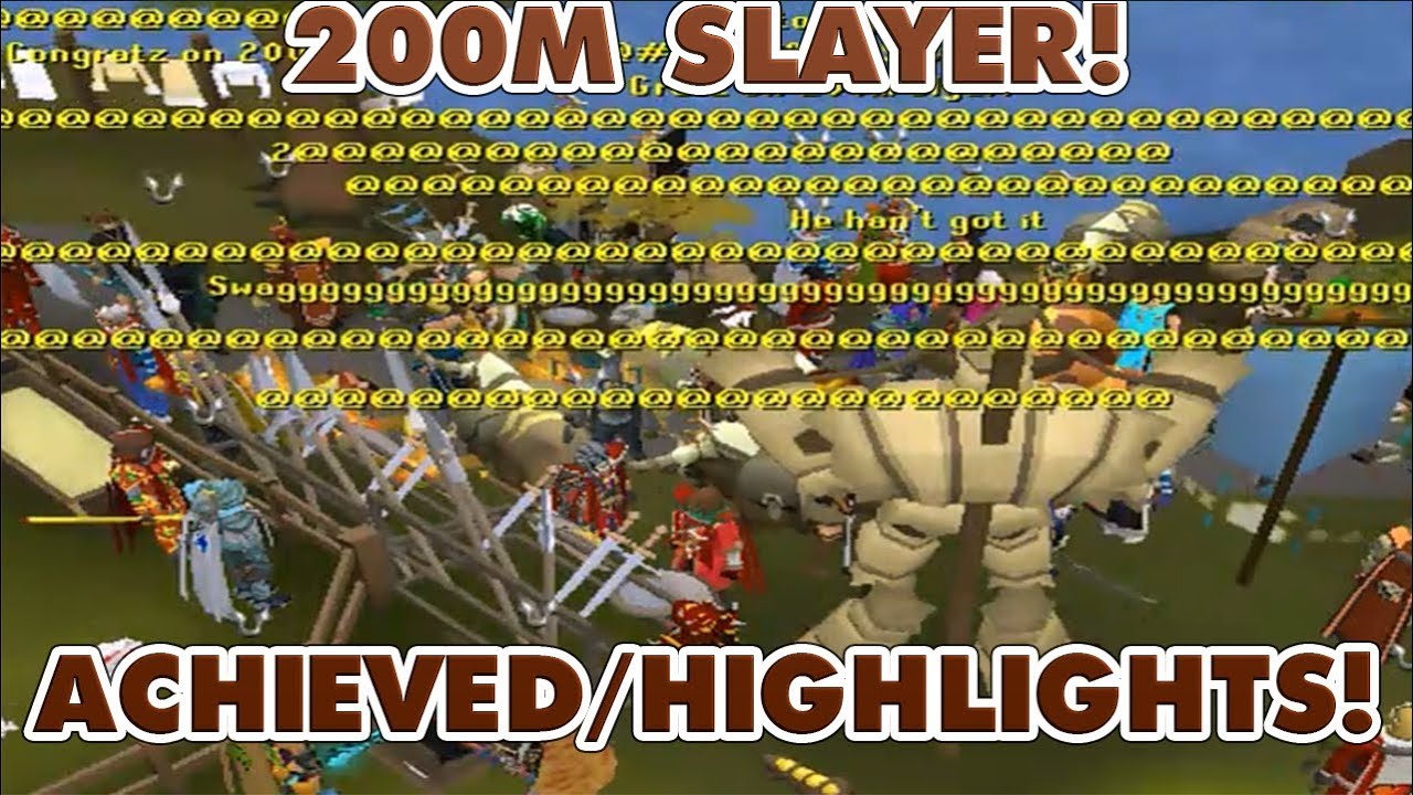 Achieving 200M Slayer! Highlights! Thanks Everyone!