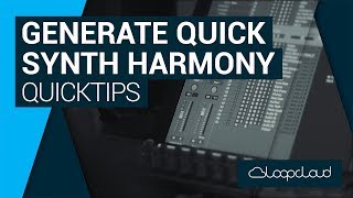 Generate Instant Synth Harmony | Loopcloud Quick Tip Tutorial