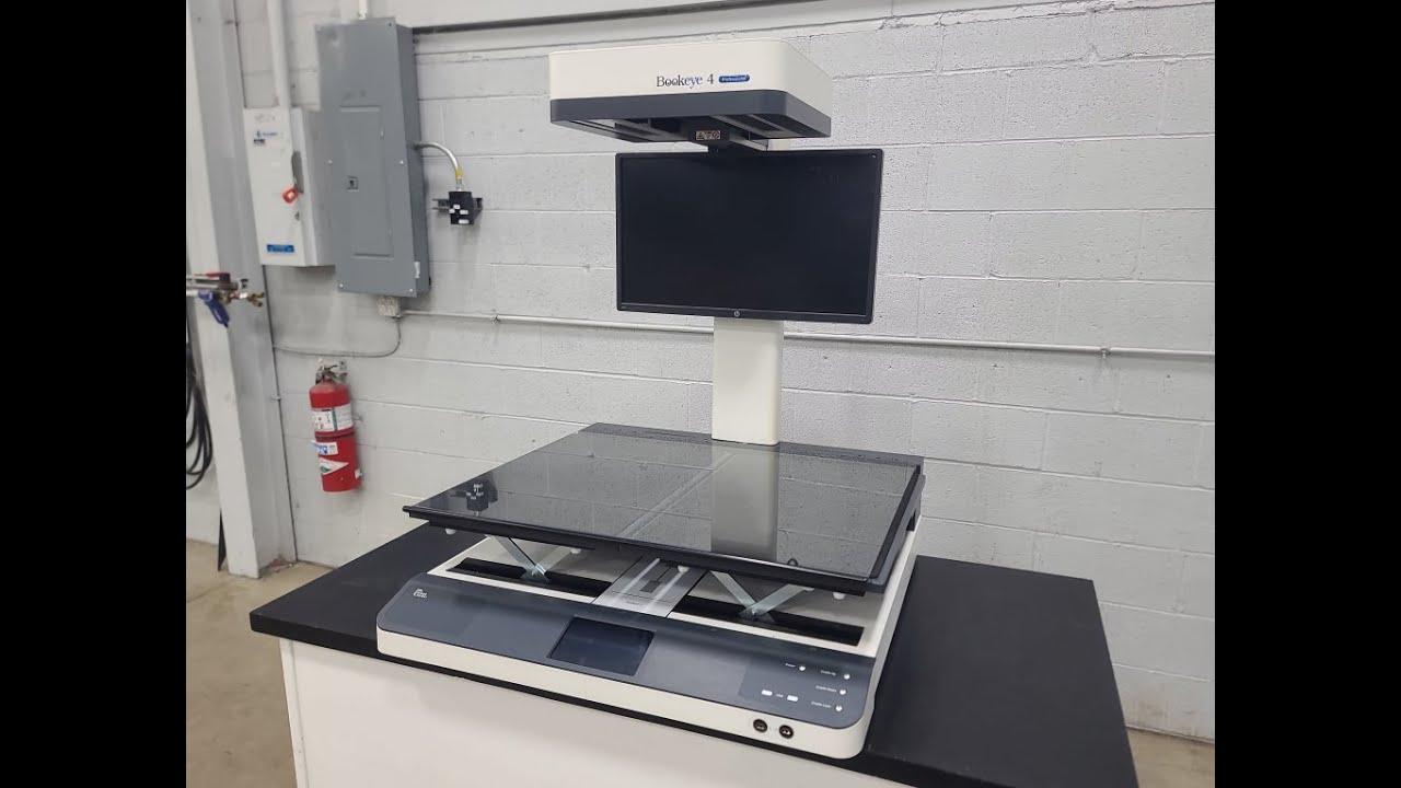 2018 Bookeye 4 V1A Digital Book Scanner - YouTube