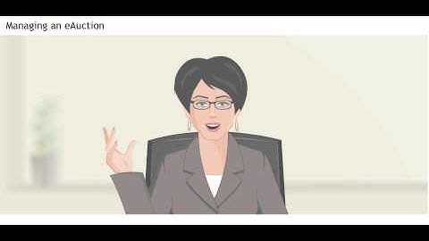 eSourcing: Managing an eAuction