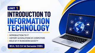 DSEU Information Technology Unit 1 | BCA/B.S. CA Semester 1 | Complete Lecture screenshot 5