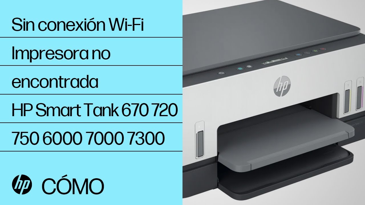 Impresoras HP Smart Tank - Error “No se pudo encontrar la impresora” en HP  Smart | Soporte al cliente de HP®