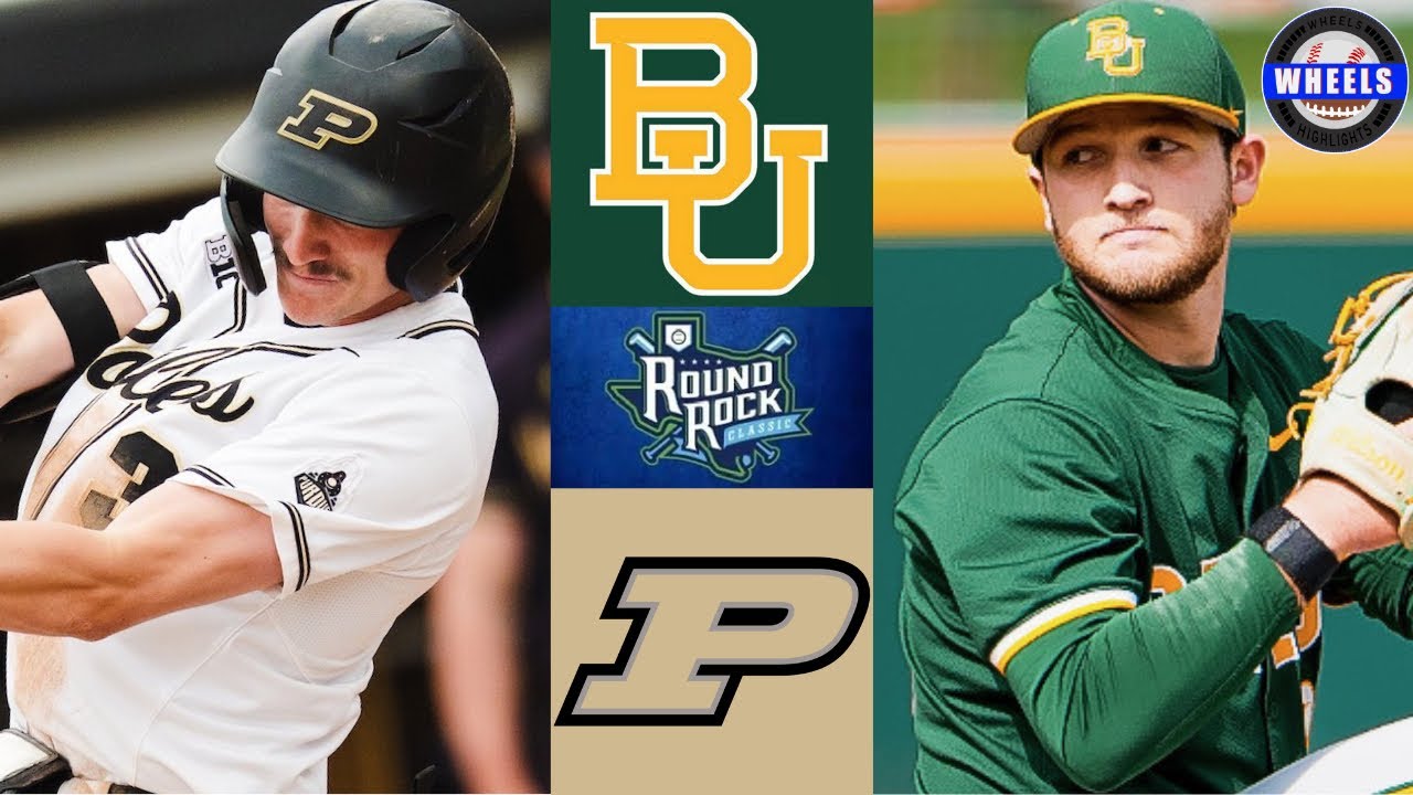 Baylor vs Purdue (Exciting Game!) | Round Rock Classsic | 2026 College Baseball Highlights