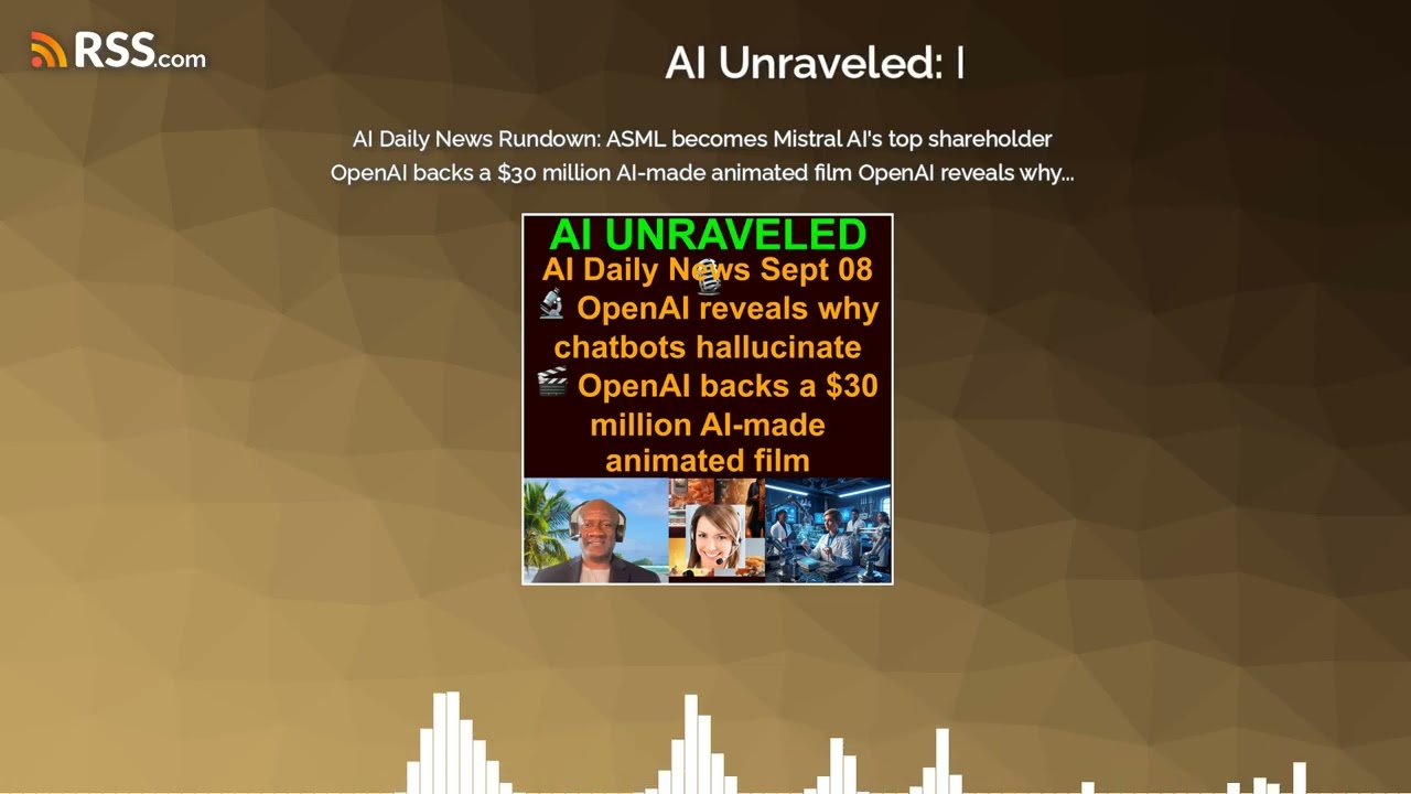AI Daily News Rundown: 🤝 ASML becomes Mistral AI's top shareholder 🎬 OpenAI backs a $30...