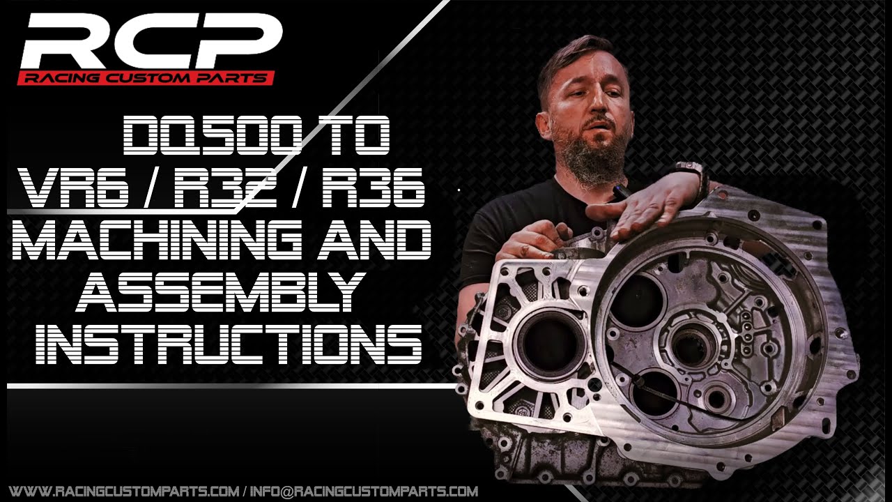 DQ500 to VR6 R32 Adapter - machining and assembly instructions Racing Custom Parts