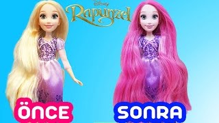 Rapunzel Saç Boyama | Çizgi Film Masal Karakterleri | Mira 'ya Sürpriz Yaptım | UmiKids