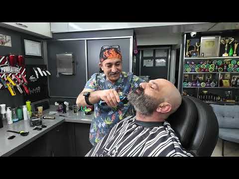 ASMR Extreme Foam Sounds Relaxing Haircut Face Massage For Sleep 