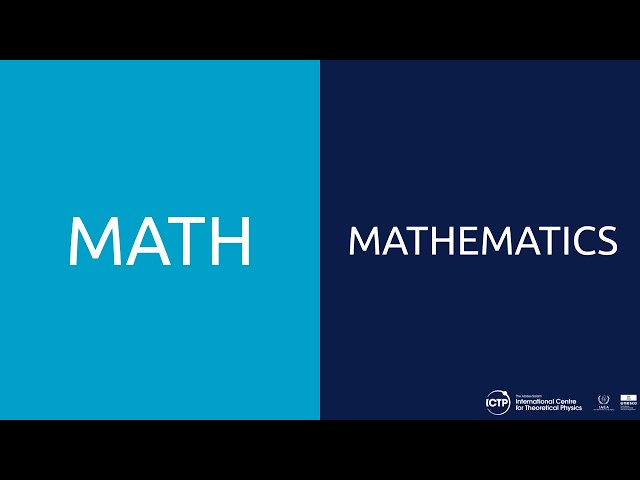 Thumbnail for Fundamental Mathematics for the World | ICTP Mathematics Section