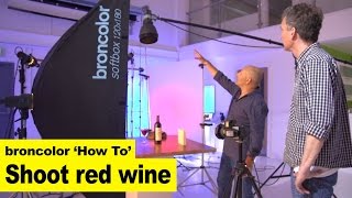 Karl Taylor & Broncolor 'How To' shoot red wine screenshot 5