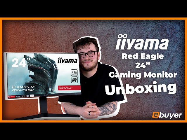 iiyama GB2470HSU-B1 Gaming Monitor Unboxing – 1080p, 165Hz, Fast IPS Panel  