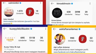 Instagram Da En Çok Takipçisi Olan 41 Yerli Dizi Sayfası