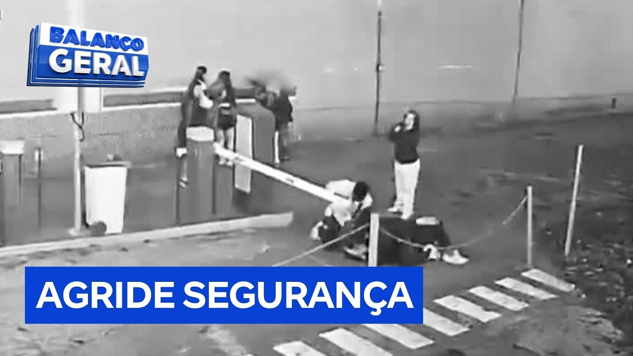 Empresário causa destruição e agride segurança em estacionamento na zona oeste de SP