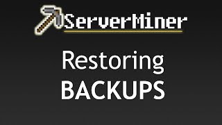 How to restore Multicraft backups