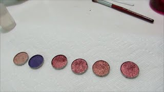 DIY Eyeshadows Make Your Own with Mica's and Pigments    Part 1