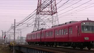 【最後の活躍】名鉄6000系 6049F 普通東岡崎行き 豊明〜富士松にて