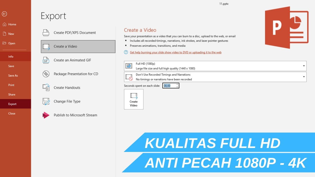 Экспорт в повер поинт