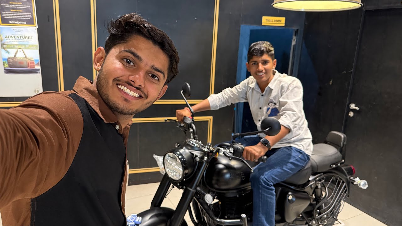 Finally bullet - बूक करवा दी 😍 !! Kapsa vlog 78