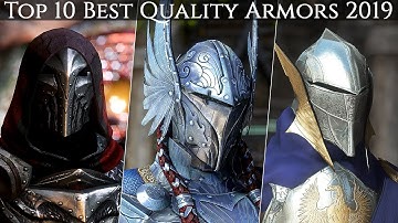 Top 10 Best Armors of Insane Quality with Mod List (1440p) | Skyrim SE Ultra ENB Graphics
