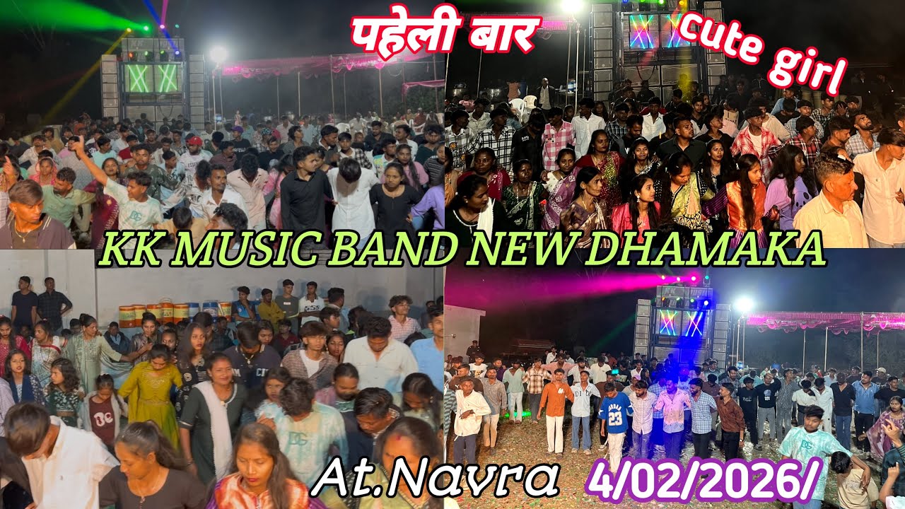 पहेली बार Kk music band आबानी डाडकोयल  बोले रे 🥁 super tit khatali timli 4/02/2026/ KK MUSIC 🎧 👌