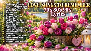 Classic Romantic Love Songs 70s 80s 90s 💓 Best Old Love Songs Ever