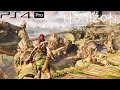 Horizon Forbidden West Gameplay PS4 PRO - Settlement &amp; Combat (Horizon Forbidden West PS4 Pro)