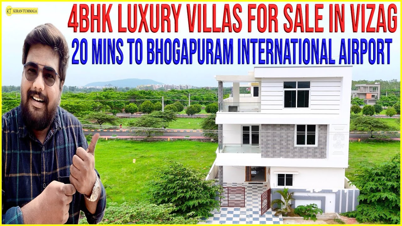 4BHK Luxury Duplex Villas For Sale In Vizag | Rajula Tallavalasa | Near Bhogapuram Airport & City