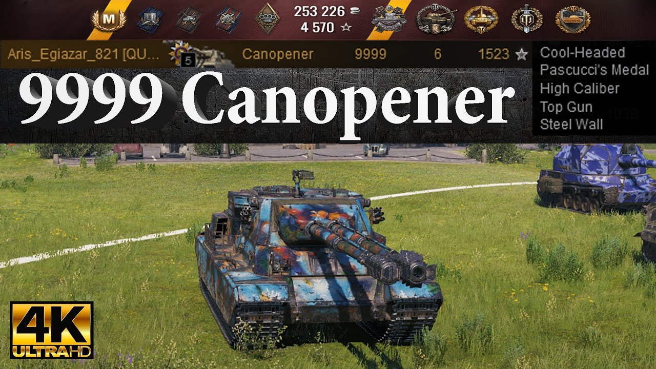 Fv230 FV230 Canopener video in Ultra HD 4K🔝 9999 dmg, 6960 block, 6 kills 🔝 ...