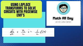 Solving DE's for circuits with piecewise functions using Laplace Transforms