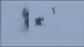 Высота снега достигла двух метров в Маркакольском районе ВКО