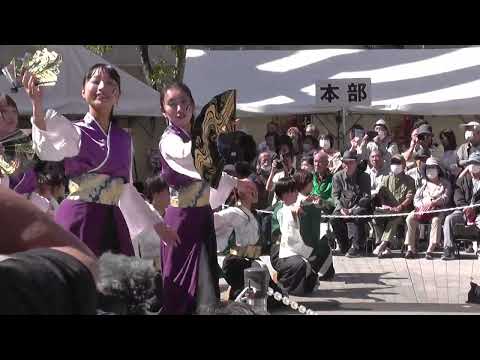 @２０２３年１０月７日@よさこいダンスチーム東海大学響（よさこいだんすちーむとうかいだいがくひびき）@翼咲（つばさ）@第２４回東京よさこい２０２３@池袋西口公園会場@12:19