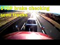 Day in the Life of a Truck Driver-Bad drivers,Driving fails -learn how to drive #2