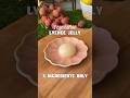 Lychee Jelly With Just 3 Ingredients 15 Minutes Super Easy NO GELATINE USED Lychee Jelly With Just 3 Ingredients 15 Minutes Super Easy NO GELATINE USED