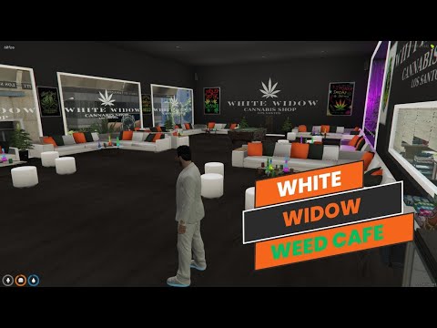 White Widow Weed Cafe MLO - High-Quality FiveM Interiors and Mods #FiveMMods #FiveMScripts #FiveMMlo