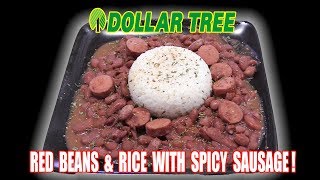 Dollar Tree Red Beans and Rice with Spicy Sausage  How To Feed a Crowd on a BUDGET!  The Wolfe Pit