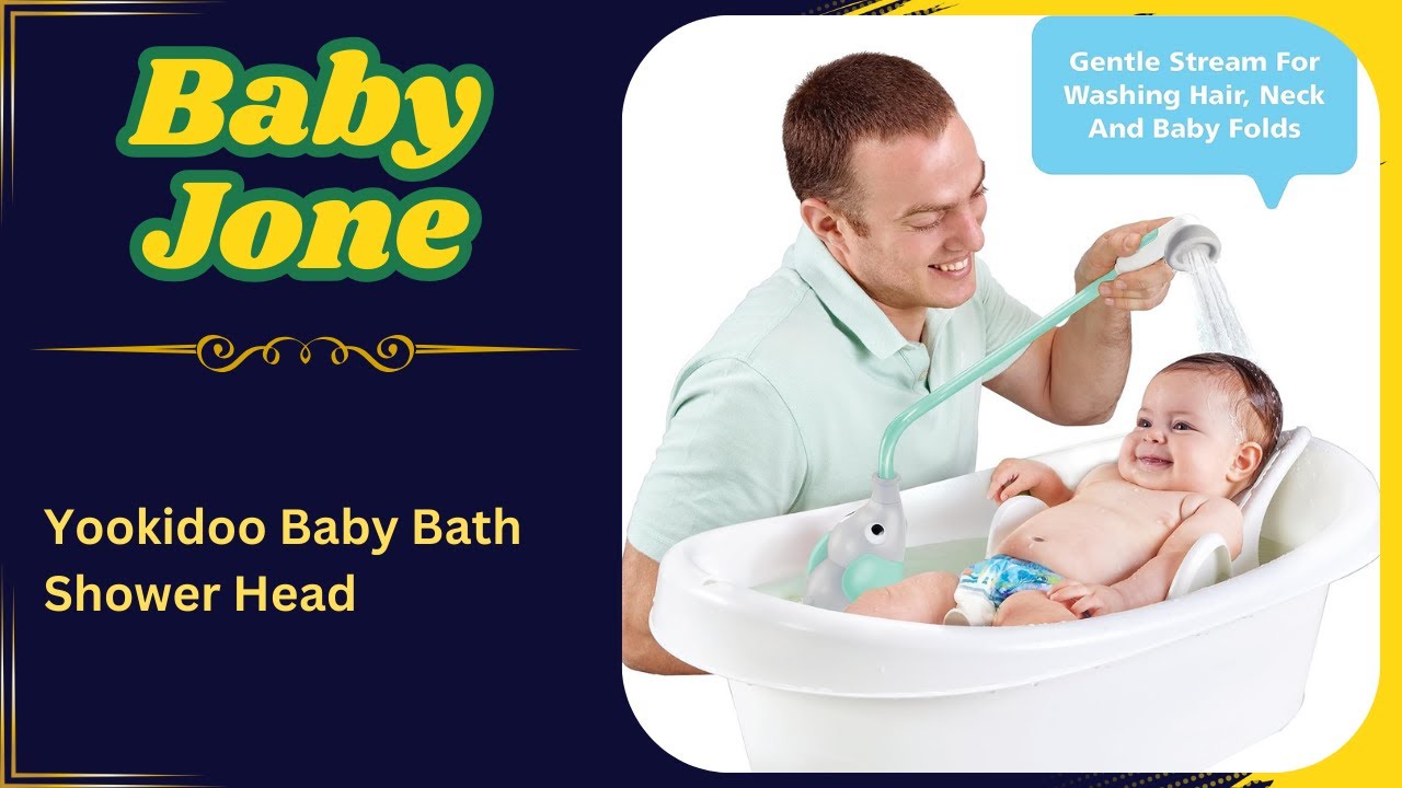 SAFEST Elephant Shower Head for Newborn Babies with Built-in Child Safety Features!