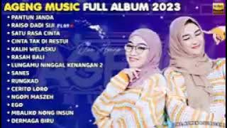 AGENG MUSIC FULL ALBUM TERBARU 2023 - PANTUN JANDA - RAISO DADI SIJI - SATU RASA CINTA | DUO AGENG