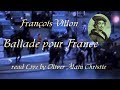 Franois villon ballade pour france diteenliveparoc