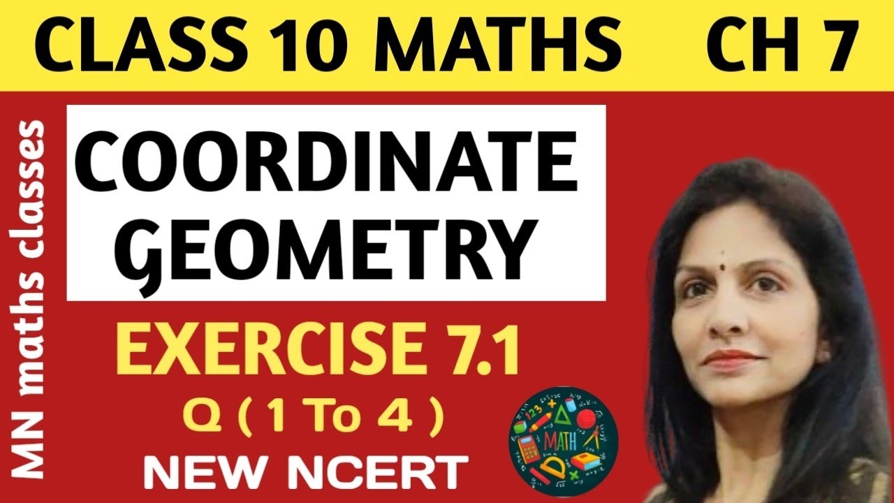 Class 10 Maths Chapter 7 | Coordinate Geometry | Exercise 7.1 (Q 1 To 4 ...