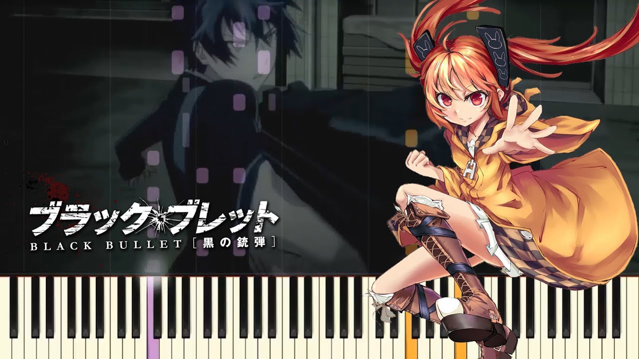 Fripside Black Bullet Op ブラック ブレット Piano Cover Synthesia Tcyjustice Youtube