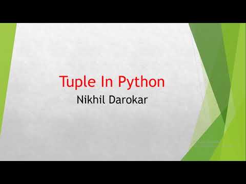 Tuple In Python | What is Tupel in Python | How to Create Tuple type of Data in Python