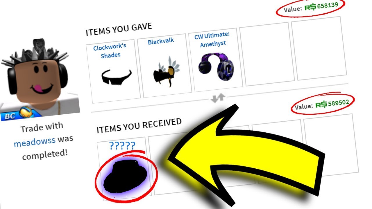 Getting A Hat Worth 1 000 000 Robux Value On Roblox Roblox