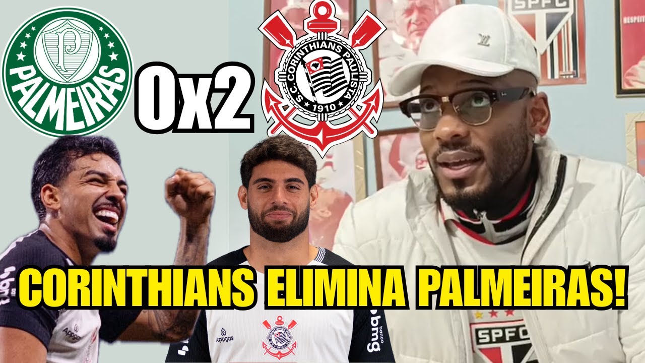 REACT PALMEIRAS 0 X 2 CORINTHIANS | OITAVAS DE FINAL COPA DO BRASIL ...