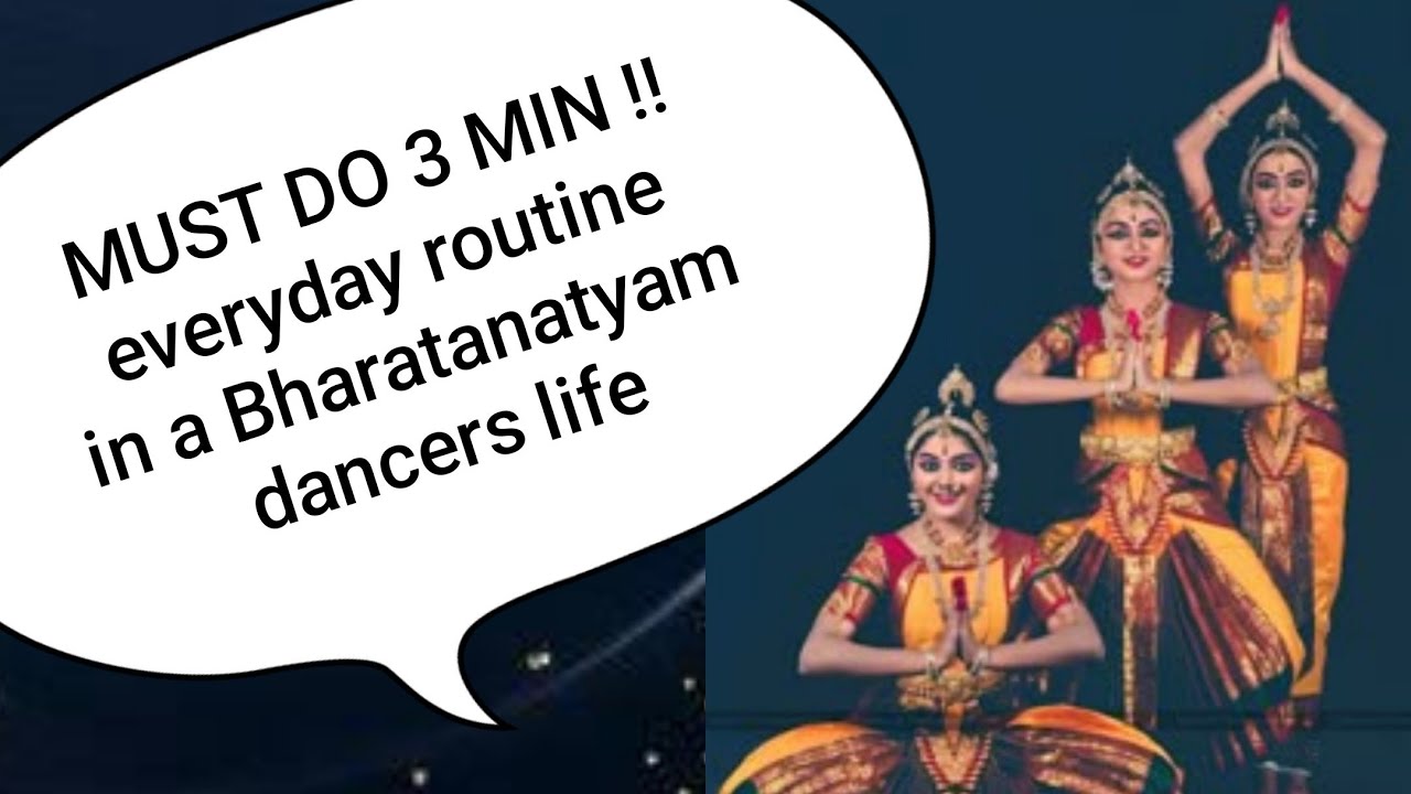MUST DO!! Everyday Routine for 3 min, to become perfect in Bharatanatyam's basic postures with timer