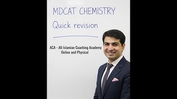 MDCAT Quick Session Chemistry  Gases, Liquids and Solids | Sir Ali Sudais | MDCAT