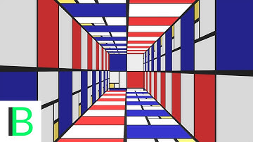 Mondriaan Maze |  Abstract Animation