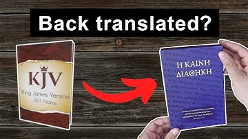 Do I REALLY believe that FHA Scrivener BACK-TRANSLATED the Textus Receptus from the KJV?