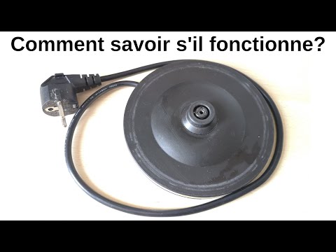 Comment tester un support d'alimentation de bouilloire électrique, savoir, vérifier qu'il fonctionne