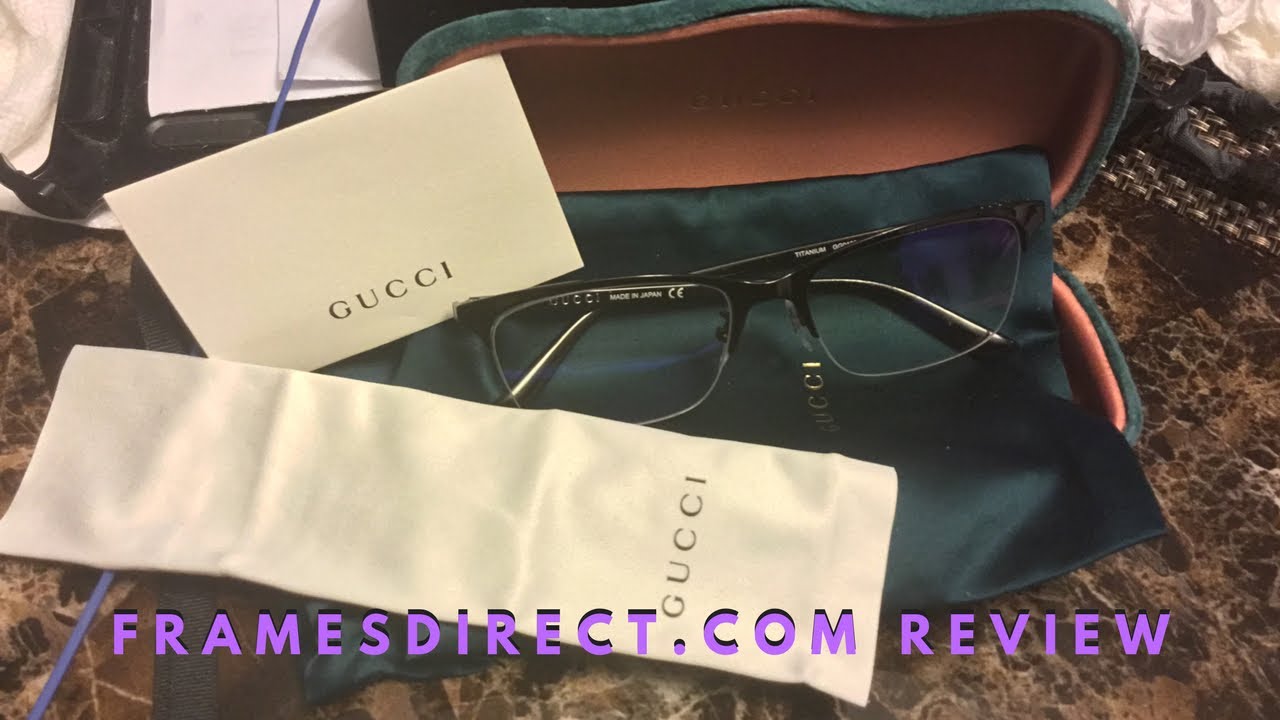 Review Gucci eyewear from framesdirect 